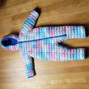 Snozu One Piece Zip Up Snowsuit Size 24 months